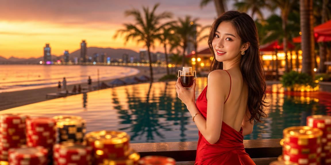 Người dùng nạp tiền và nhận thưởng trực tuyến bên ly cà phê Việt Nam tại Đà Nẵng