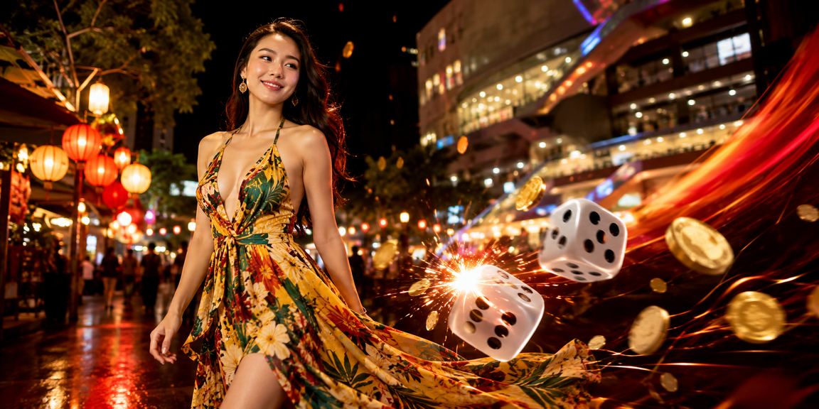 Người chơi tài xỉu ban đêm tại chợ đêm Hà Nội, không khí sôi động và đông đúc